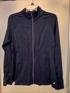 Apana Navy Athletic Jacket Top